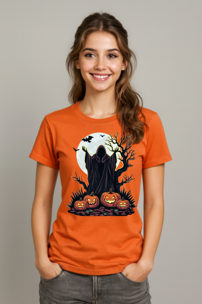 Dámské  tričko Halloween duch2